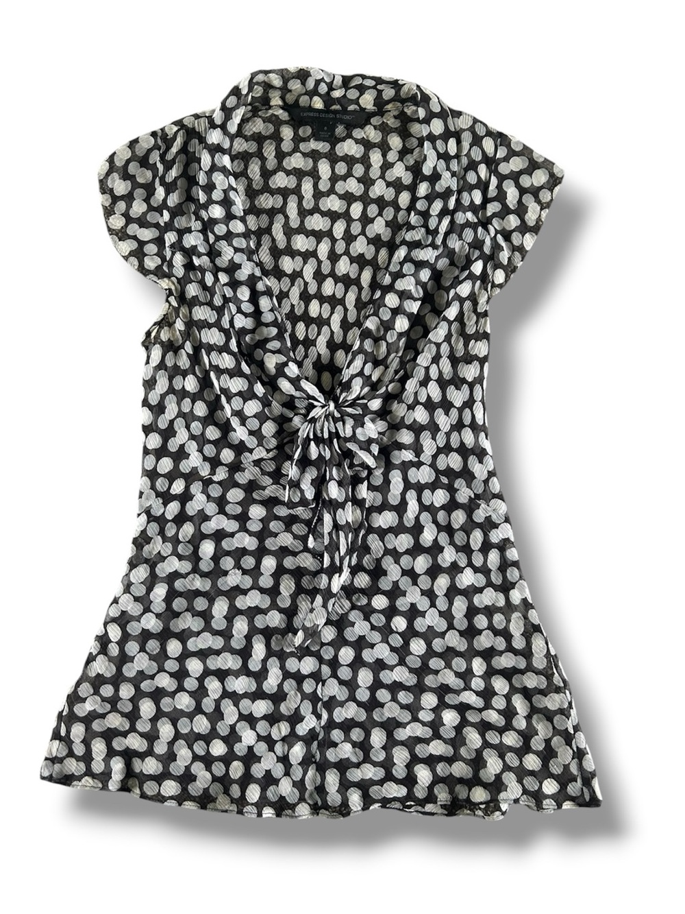 [Express] Silk Polka Dot Blouse